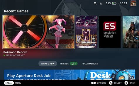 Setting up Reborn and Rejuvenation on Steam Deck : .